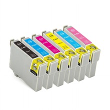 Full Ink 6PCS Ink Cartridge T0821 T0822 T0823 T0824 T0825 T0826 for Epson R270 R390 T50 TX720 TX700 TX710W TX810FW TX725 RX610 2024 - buy cheap