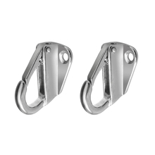 2pcs Marine Grade 316 Stainless Steel Spring Snap Hook Carabiner Link Buckle with Screws 12mm Opening Boat Yacht Accessories 2024 - buy cheap