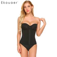 Ekouaer женский сексуальный корсет, корсет для похудения под грудью, моделирующий пояс, корсет для похудения 2024 - купить недорого