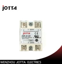SSR -40DD DC control DC SSR white shell Single phase Solid state relay 40A input 3-32V DC output 5~60V DC 2024 - buy cheap