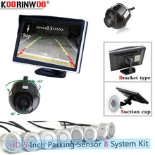 Koorinwoo-Sensores de aparcamiento para coche, Kit de sistema de Parktonic trasero, cámara frontal de visión trasera, alarma, Monitor LCD, 360 2024 - compra barato