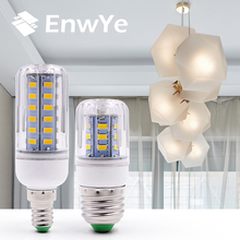 EnwYe lámpara de vela de bulbo de maíz E27 E14 LED lámpara de maíz verdadera potencia 2W 4W 6W 9W 12W 220-240V luz LED para la decoración del hogar 2024 - compra barato