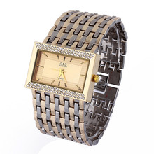 G & d relógio feminino de marca de luxo, moda dourada, relógio feminino, pulseira, retangular, quartzo, relógio de pulso, dropshipping 2024 - compre barato