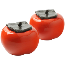Recipiente de cerámica con forma de tomate para el hogar, minirecipiente portátil con forma de tomate, para café o té, con personalidad 2024 - compra barato