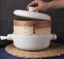 Olla de vapor estilo Japón y Corea del Sur, olla de cerámica resistente al fuego, de alta temperatura, para el hogar, sopa Shi Guo s 2024 - compra barato