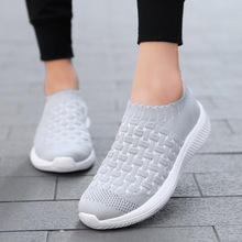 Casual Spring Autumn Women's Shoes New Slip On Women Sneakers Breathable Air Mesh Shoes Woman Soft Walking Flats Female Loafers 2024 - buy cheap