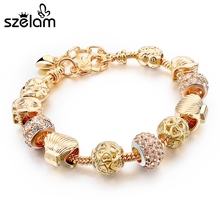 Szelam Gift Famous Brand Jewelry Gold Chain Bracelets Charm Bracelets Bangles Adjustable  Jewelry Sbr150326 2024 - buy cheap