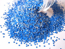 Free Shipping Wholesale Blue Solvent Resistant Glitter Nail art Glitter  Nail art decoration 2024 - buy cheap