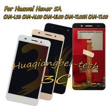 5,5 ''новых для Huawei Honor 5A CAM-L23 CAM-AL00 CAM-UL00 CAM-TL00H CAM-TL00 Полный ЖК-дисплей + сенсорный экран дигитайзер в сборе 2024 - купить недорого