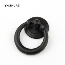 YNIZHURE 34*25mm 20PCS Circle Color Gold Silver Black Ring Zinc Alloy Door Handles Pulls Cabinet Antique Furniture Hardware 2024 - buy cheap