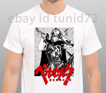 Camiseta de Manga corta de soldado Berserk para hombre, camisa informal de Manga corta, Anime, color negro, Talla: S-To-3Xl, Verano 2024 - compra barato