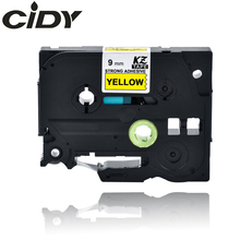 CIDY Tze-S621 Tz-S621 negro sobre amarillo flexible etiqueta Compatible P táctil 9mm tze S621 tz S621 de la cinta de etiqueta cartucho para casete 2024 - compra barato