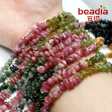 5-8mm Natural tourmaline gravel Beads Diy Bracelet Necklace For Jewelry (BTB054-99) 2024 - buy cheap
