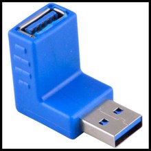 USB 3.0 A Male to Female Extension Cable 90 Degree Right Angle Down  Adapter Plug 2024 - buy cheap