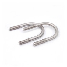 2pcs M10 standard stainless steel U screw  type bolt shaped tube clamp screws bolts tube diameter 42mm-57mm length 2024 - buy cheap