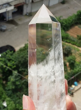 free shipping  j00853   NATURAL CLEAR QUARTZ CRYSTAL WAND POINT 2024 - buy cheap