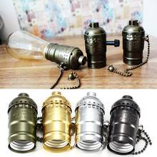 1Pcs Classic Retro Edison Lamp Holder E27 Lamp Socket Vintage Edison Light Holder Industrial Bulb Pendants Knob Lamp Bases 2024 - buy cheap