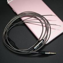1,2 m con micrófono DIY Cable de auriculares Cable de repuesto de alta calidad para reparar auriculares con micrófono de actualización 2024 - compra barato