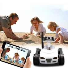 4-полосная мини-камера с дистанционным управлением, электрический бак для автомобиля, передача Wifi видео в реальном времени с головкой камеры, пульт дистанционного управления 2024 - купить недорого
