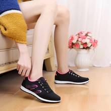 Very Fast delivery Women casual shoes fashion breathable Walking mesh lace up flat shoes sneakers women 2019 tenis feminino 2024 - buy cheap
