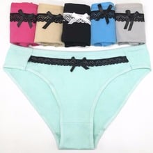 Lot 12 PCS New Comfortable Women Underwear Panties Ladies Lovely Heart Briefs Floral Print Calcinhas Intimates Underpants 2024 - buy cheap