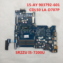 Placa-mãe para laptop, frete grátis, 15-ay 15-ac 903792-601, cdl50, cpu sr2zu, LA-D707P 4, 100%, testado 2024 - compre barato