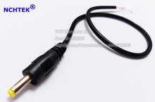 NCHTEK Straight DC 4.0x1.7mm Male Power Plug Cord, DC Power Lead 4.0/1.7mm Male Connector Pigtail/Free shipping/50PCS 2024 - buy cheap