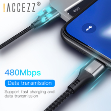!ACCEZZ Type C Usb Magnetic Fast Charge Cable For Samsung Galaxy S10 S9 S8 Huawei P30 Mate20 Xiaomi 9 SE 8 7 6 Charger Data Line 2024 - buy cheap