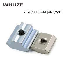 Placa de Zinc recubierta de 50 uds, M3, M4, M5, M8, bloque T, cilindro para perfil de aluminio 2020, 3030, 4040, 4545, Envío Gratis 2024 - compra barato