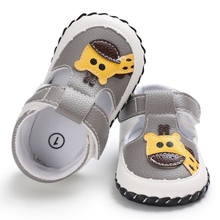 Летняя детская обувь; Милая детская обувь из искусственной кожи на мягкой нескользящей подошве для мальчиков и девочек; Обувь для малышей; Прогулочная обувь 2024 - купить недорого