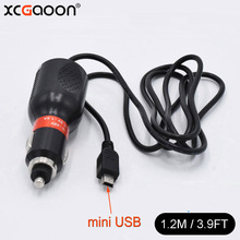 XCGaoon 1.2meter (3.9ft) 10 Piece mini USB 5V 1.5A Car Charger For GPS Navigator & Car DVR Camera Recorder, input DC 12V-24V 2024 - buy cheap