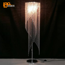 Modern Design Crystal Floor Lamps For Living Room Bedroom Floor Standing Light 100% Guarantee 2024 - buy cheap