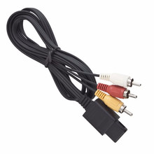 Cable AV TV RCA para Game cube, para SNES GameCube, para Nintendo N64, tienda al por mayor, 180cm de longitud, GT 2024 - compra barato