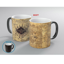 Drop Shipping 1Pcs New Magic Mug Hot Drink Cup Color Changing Mug Marauders Map Mischief Managed Wine Tea Cup Creative Gift Cup 2024 - buy cheap