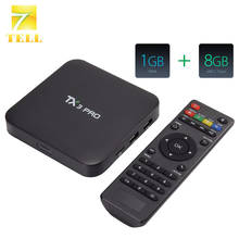 TX3 PRO Android 7.1 1GB 8GB Amlogic S905W VP9 HDR 4K H.265 TV BOX 2.4G WiFi 100M LAN Smart SET TOP BOX 2024 - buy cheap