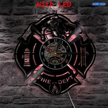 Super Cool Fire Dept Creative Decorative Art LED Wall Light With Color Changing Remote Controller Unique Gift For Friend 2024 - buy cheap