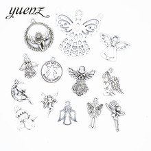 YuenZ 13pcs Mix charms Antique silver color Metal angel elf charm fit necklace Bracelets jewelry making U018 2024 - buy cheap