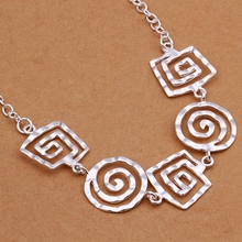 925 jewelry silver plated Necklace, silver Necklace Pendant /UPJMTVOL FAOGEYVK 2024 - buy cheap