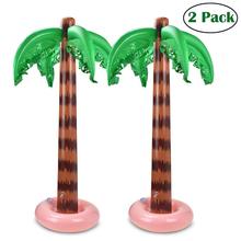 Palmeira de coqueiro inflável grande, festa tropical, decoração de praia, foto, adereços, brinquedos para atividades ao ar livre 2024 - compre barato
