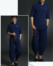 black/blue/beige 100%cotton Summer&spring tang suit uniform zen lay meditation costume tai chi wing chun martial arts clothing 2024 - buy cheap