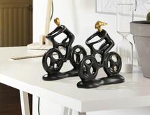 28cm Creative bicycle ceramic simple modern office home decoration ornaments 2024 - buy cheap