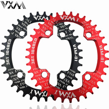VXM Bicycle Crank 104BCD Chainring 32T/34T/36T/38T Oval Bike Chainwheel MTB bike bicycle Crankset Single Plate bicycle Parts 2024 - buy cheap