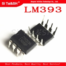 10PCS LM393P DIP8 LM393 DIP LM393N 393 DIP-8 new and original IC 2024 - buy cheap