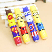 10pcs/lot lovely   cute yellow gel pen, novelty grind easy to eliminate student writing pen children's prize gift gel pen 2024 - buy cheap