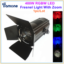 1pc/Lot New 400W RGBW 4In1 RGBAL LED Manual Zoom Fresnel Spot Light DMX Illuminative LED Theater Studio Theatre Fresnel Lighting 2024 - buy cheap
