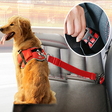 Coleiras do cão conduz o carro do veículo cinto de segurança do cão cães de estimação cinto de segurança do carro arnês clipe de chumbo alavanca de segurança produtos de tração automática 2019 2024 - compre barato