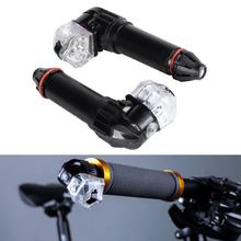 1 пара Водонепроницаемый для руля велосипеда байка для заглушка светодиодный светильник USB Перезаряжаемые велосипед Велоспорт Предупреждение лампа Руль флэш светильник 2024 - купить недорого