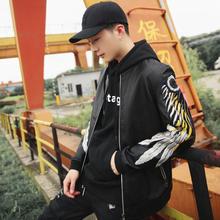 Hot Autumn new men high quality PU jacket motorcycle slim Korean youth tide Fashion Embroidery flight clothing jackets M-3XL 2024 - buy cheap