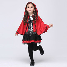 Halloween Costume For Kids Girl Red Elf Devil Cosplay Children Wear Dancing Skirt Kid Anime Carnival Party Costumes Show Clothes 2024 - buy cheap