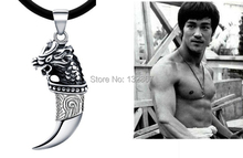 Stainless Steel Biker Gothic Wolf tooth Pendant Ball Chain Vintage Mens Necklace For Birthday Jewelry 2024 - buy cheap